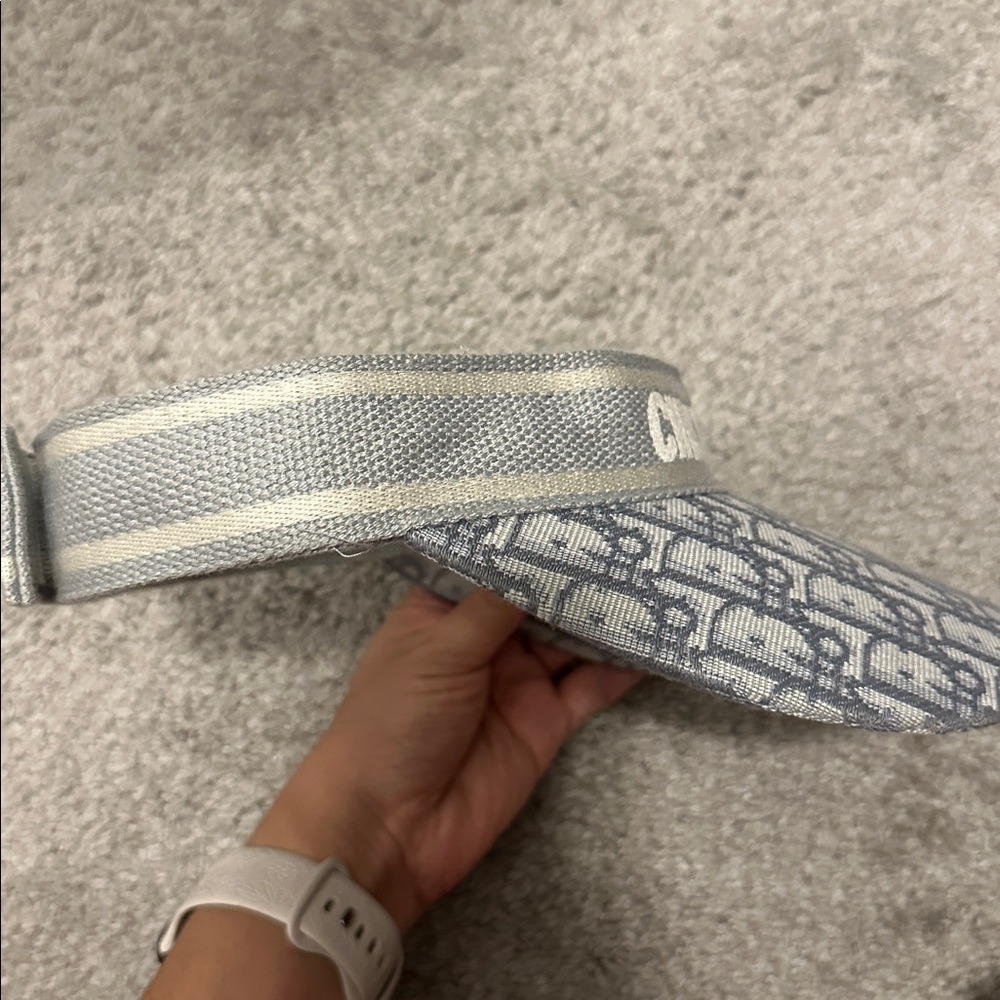 Christian Dior Obliqu Visor Gray Cotton - Picture 4 of 6